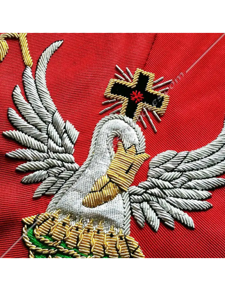 HRA111-masonic-knights-collars-sashes-18th-degrees-eagle-pelican-knights-rose-fm-cross-aasr-chapters