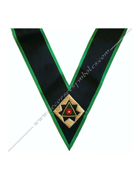 HRE0562-collars-sashes-ribbons-masonic-officers-patriarch-isis-27th-degrees-goe-memphis-misraim-fm