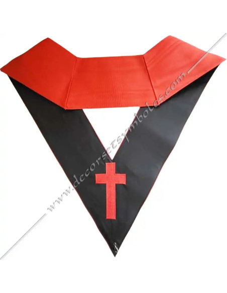 HRA131-collars-sashes-ribbons-masonic-18th-degrees-aasr-knights-rose-fm-cross-chapters-decorations