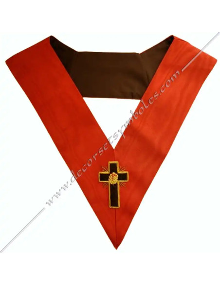 HRA131-collars-sashes-ribbons-masonic-18th-degrees-aasr-knights-rose-cross-chapters-decorations-fm