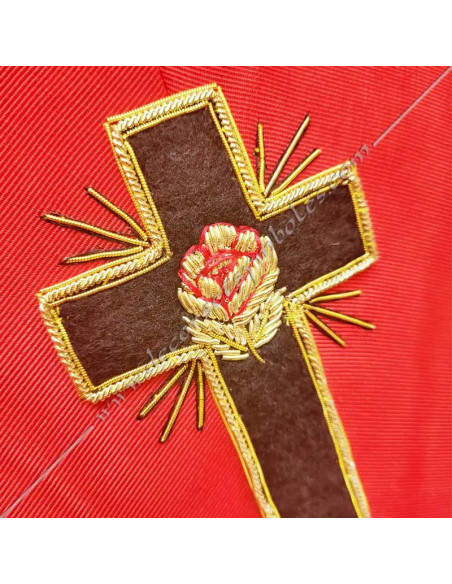HRA131-collars-sashes-ribbons-masonic-18th-degrees-aasr-knights-rose-cross-fm-chapters-decorations