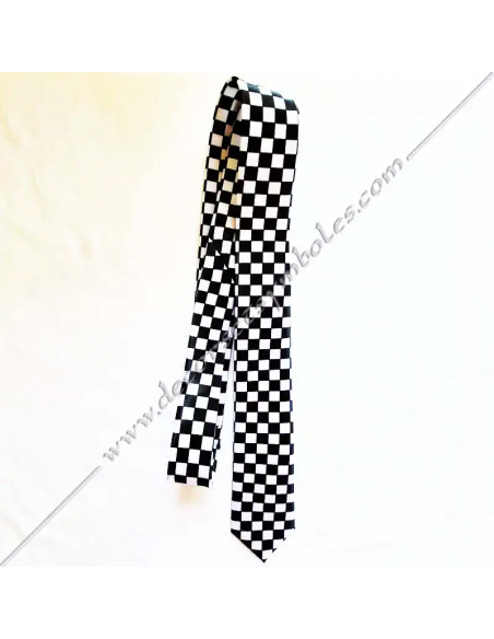 CVT060-ties-checkers-masonic-paves-mosaics-squares-blacks-whites-gifts-decorations-fm