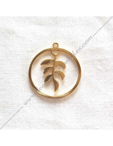 MSC340-pendants-masonic-branches-acacia-gold-gifts-collar-decorations-fm