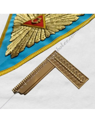 VRF051-collars-sashes-ribbons-masonic-worshipful-masters-fm-French-rites-groussiers-decorations