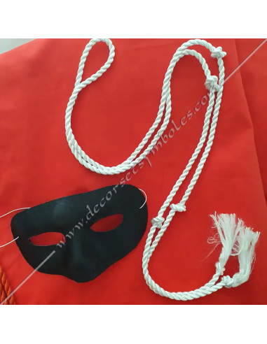 MAR011-white-martinist-martinist-masonic-cords-strings-ropes-knots-fm-decorations-symbols