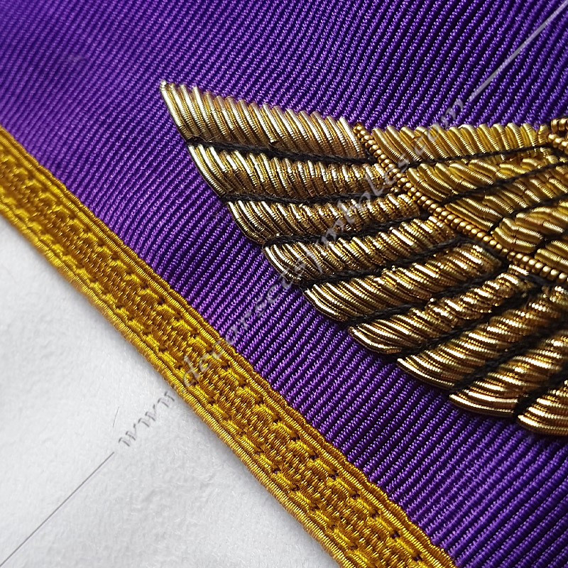 Tablier maconnique de compagnon en simili cuir. Decors franc-maconnerie, gants, accessoires, cadeaux, fm, coiffes