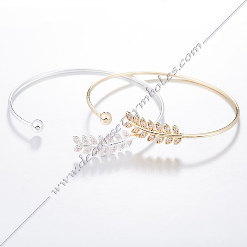 Masonic bracelet in yellow or white gold-plated steel with rhinestones