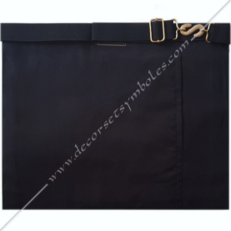 Masonic apron of the 9th degree of the Memphis Misraim Rite hand embroidered