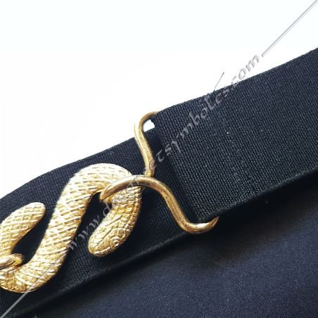 Masonic apron of the 9th degree of the Memphis Misraim Rite hand embroidered