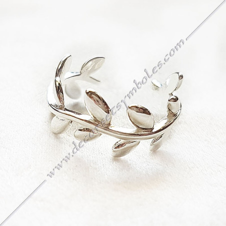 Adjustable brass ring gilded in fine yellow, pink or silver gold