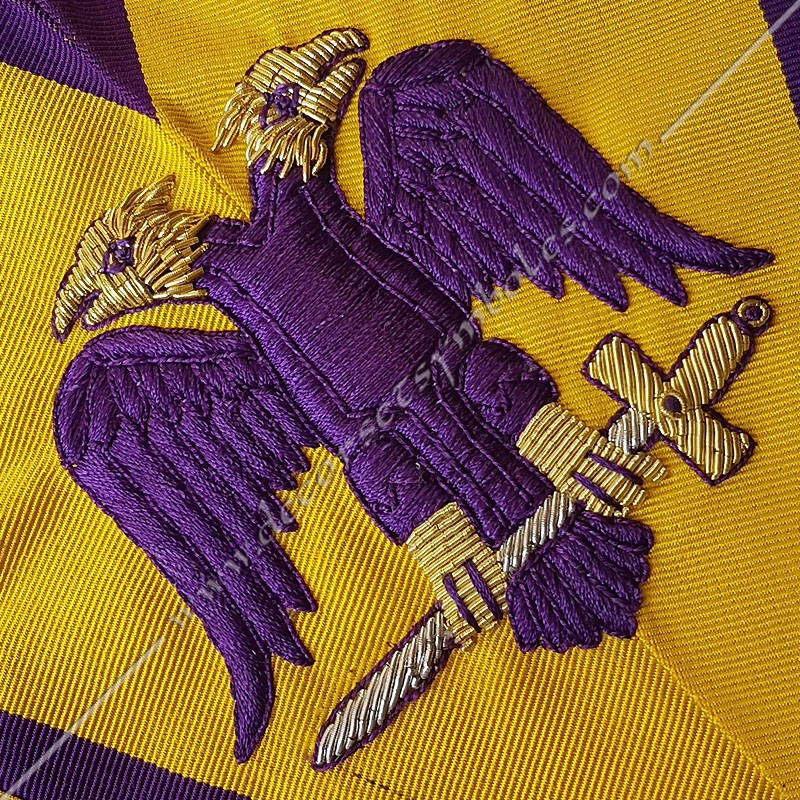 Masonic collar of the 95th degree of the Memphis Misraim Rite