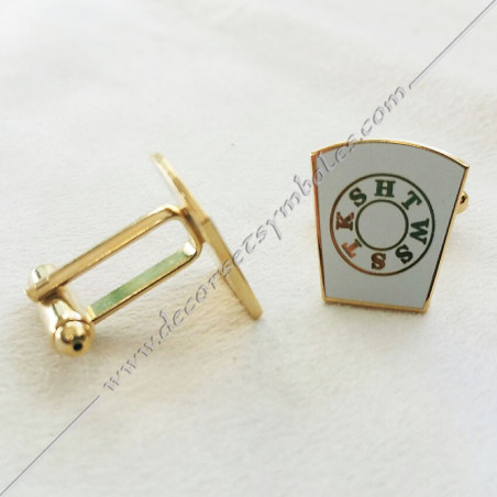 Masonic Cufflinks Symbol La Marque. Gifts, jewelry, decorations, objects and articles for freemasons, fm