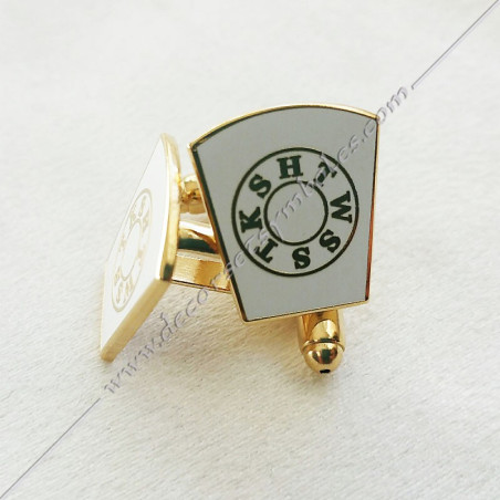 Masonic Cufflinks Symbol La Marque. Gifts, jewelry, decorations, objects and articles for freemasons, fm
