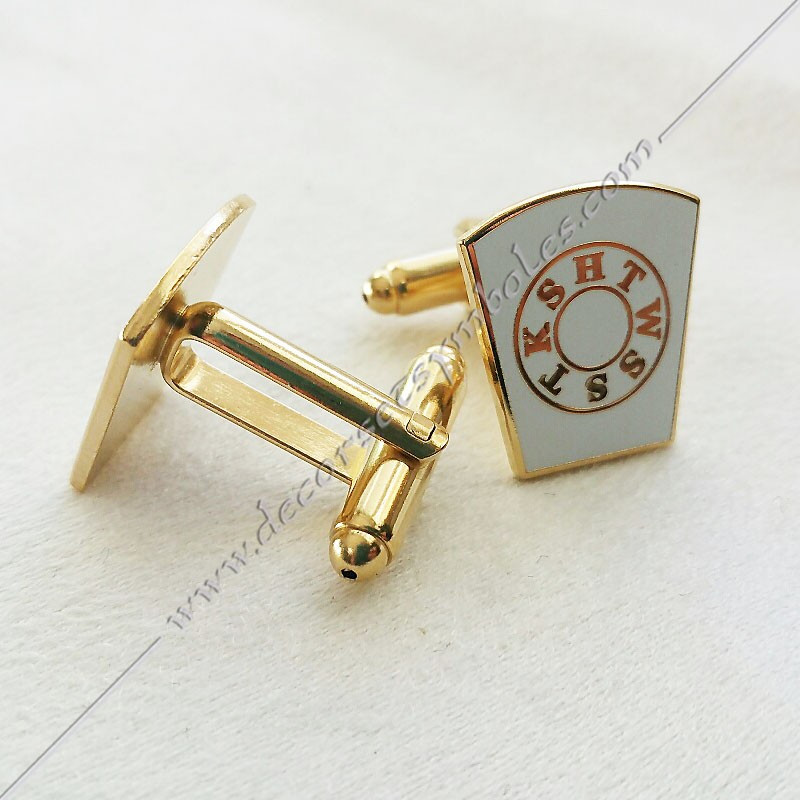 Masonic Cufflinks Symbol La Marque. Gifts, jewelry, decorations, objects and articles for freemasons, fm