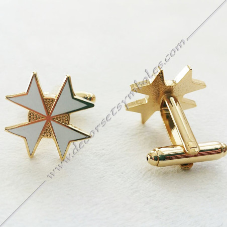 Masonic Malta Cross Cufflinks. Gifts