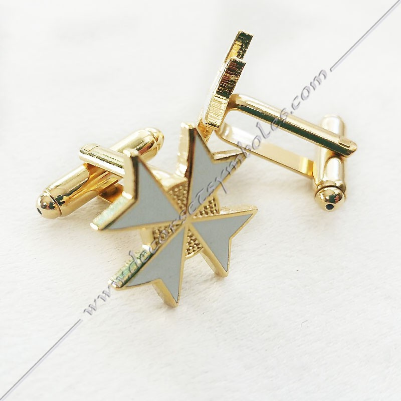 Masonic Malta Cross Cufflinks. Gifts