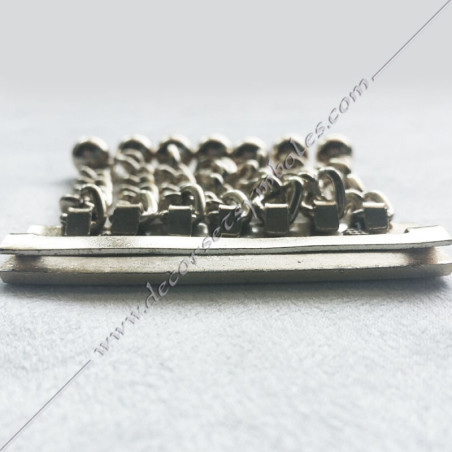 Boucles dorée pour ceinture de tablier maconnique. Decors de franc-maconnerie, accessoires, objets pour réparation de tabliers