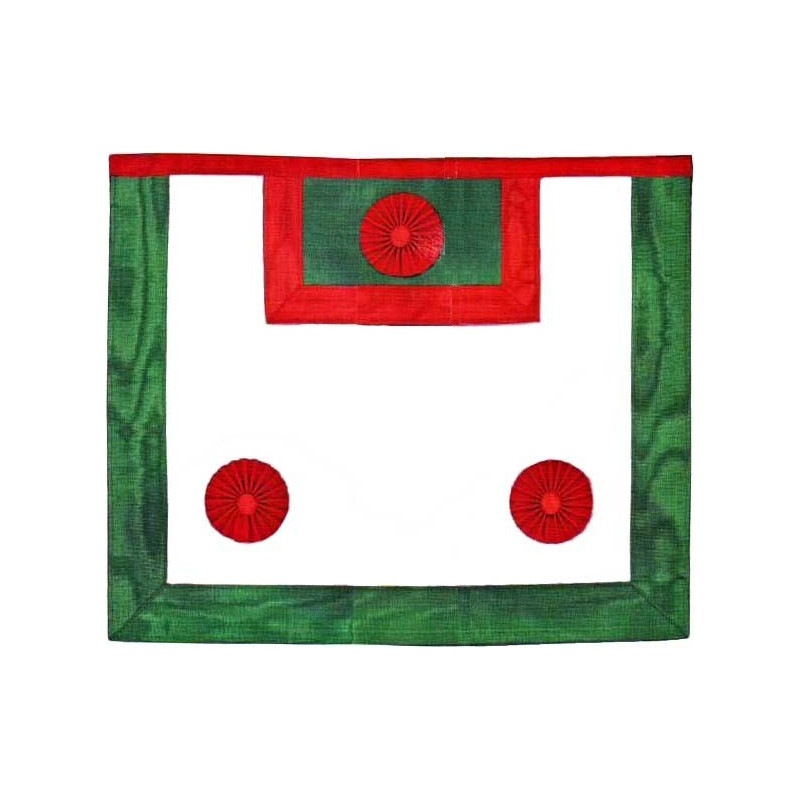 MESA RER masonic apron with rectangular bib