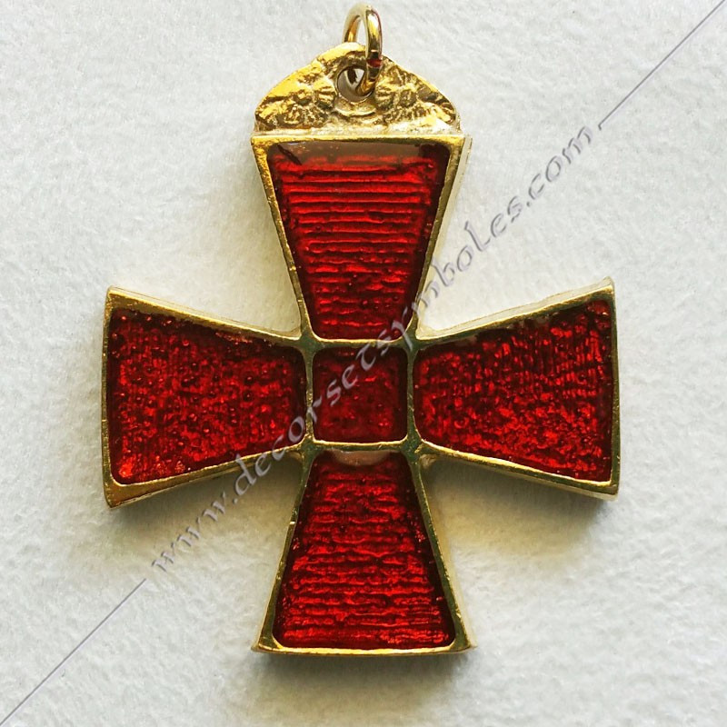 FGK352-masonic-jewel-cbcs-pectoral-cross-rer-rite-regime-ecossais-rectifie-templars-knights-beneficent-holy-city-fm