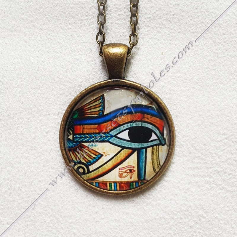 MSC300-collier-pendentif-maconnique-bijoux-oeil-horus-oudjat-vieille-egyptien-memphis-set-osiris-decors-fm-symbole