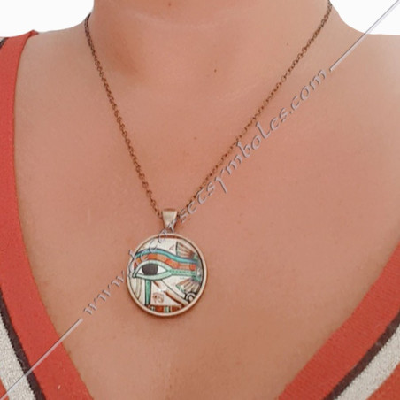 MSC300-collier-pendentif-maconnique-bijoux-oeil-horus-oudjat-vieille-egyptien-memphis-set-osiris-decors-fm-symbole