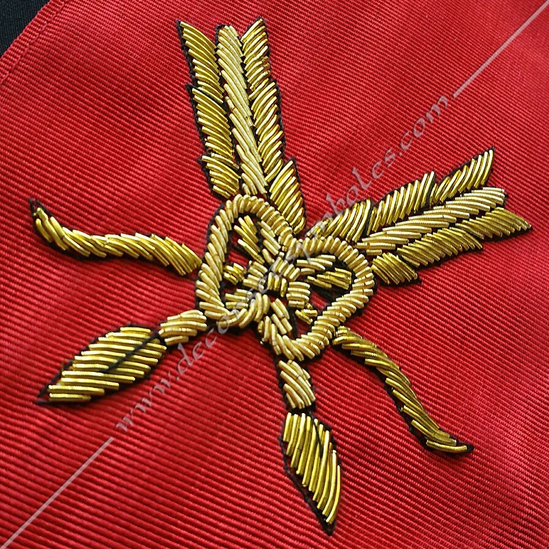 Masonic Collar of Officer Very Excellent Master Chancellor of Dispatches of 18th degree of AASR (Ancient and Accepted Scotish Ri