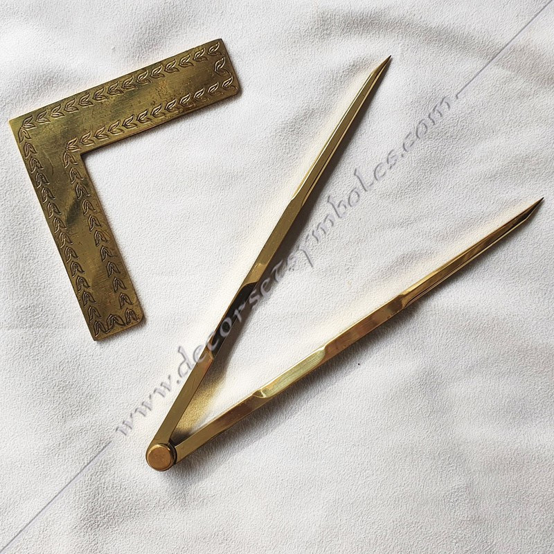 Masonic box set square and compass, gift idea