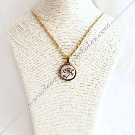 MSC320-pendants-chains-masonic-woman-oudjat-eye-horus-pearl-gold-memphis-fm-misraim