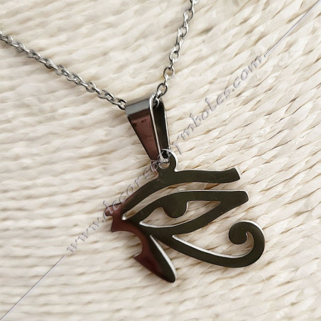 MSC330-pendants-masonic-necklaces-silver-eye-horus-oudjat-women-gifts-rite-memphis-misraim-fm