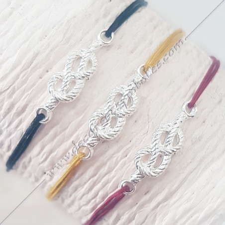 MSC240-bracelets-maconniques-lacs-amour-bijoux-femme-fille-argent-decors-accessoires-cadeaux-pendentifs-fm