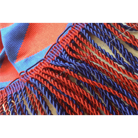 Masonic sash of Companion of the Royal Arch with embroidered symbol
