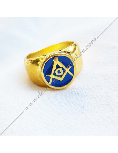 BFM061-masonic-king-rings-compass-square-gold-blue-jewellery-accessories-gifts-decorations-royal-art-fm