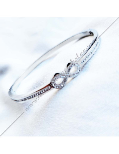 Lake of Love symbol masonic bracelet gilded gold or silver with strass