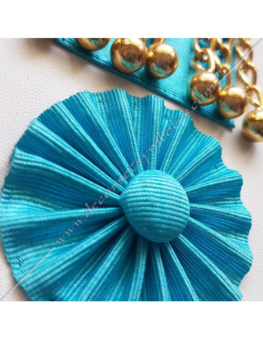 TRF049B-masonic-aprons-master-rite-french-groussier-decorations-symbols-pendants-roundels-rosettes-fm-rf