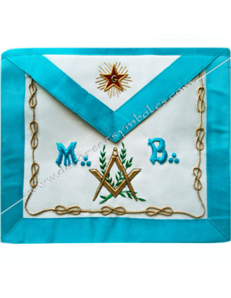 TRF314B-masonic-aprons-master-rite-french-groussier-rituals-lodges-acacia-branches-decorations-symbols-accessories-tools-fm