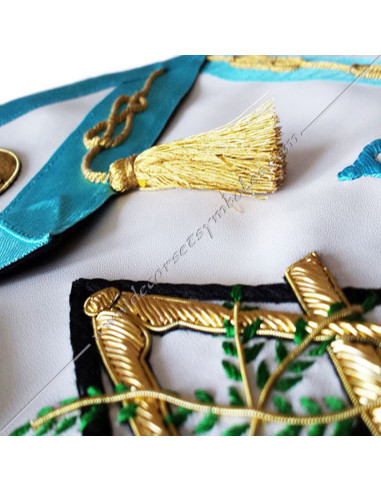 TRF090B-masonic-master-aprons-rite-groussier-pavement-mosaic-houppe-ritual-decorations-fm-acacia-symbols-gift-tools