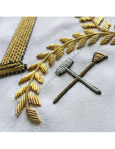 TRF370B-masonic-apron-whorshipful-master-rite-french-groussier-columns-fm-delta-sun-moon-decorations-tools-accessories