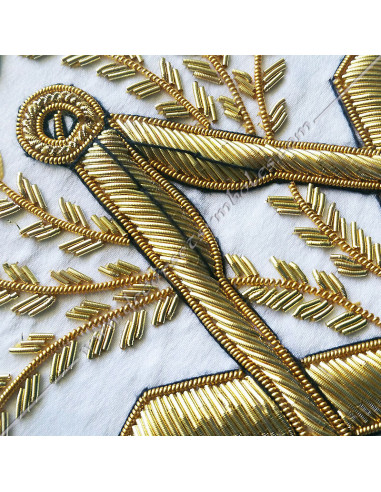 Masonic apron of Worshipful Master of the Groussier French Rite