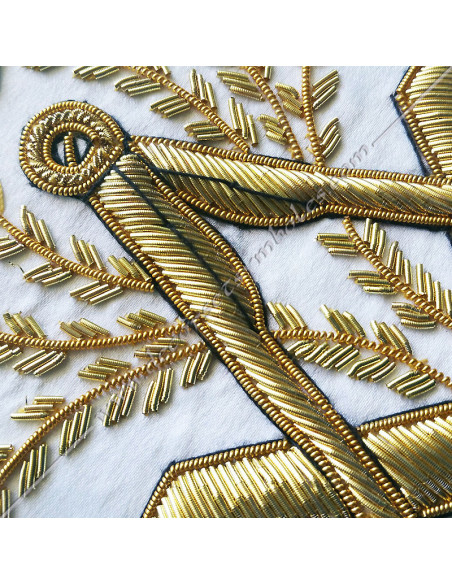 Masonic apron of Worshipful Master of the Groussier French Rite