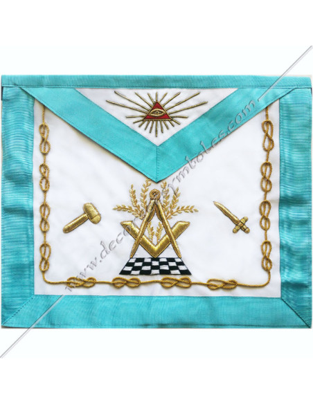 TRF372B-french-masonic-master-aprons-groussier-decorations-accessories-tools-symbols-rf-gift-mallets-fm