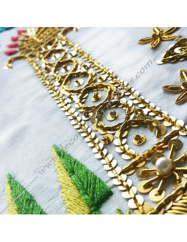 TRF018B-masonic-prestige-masters-apons-rite-french-groussier-decorations-lodges-symbols-fm-tools-accessories-gloves