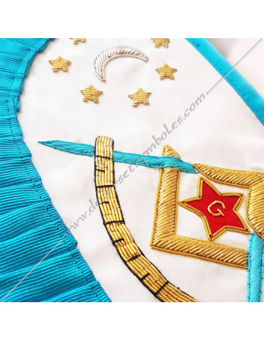 TRF050B-aprons-masonic-worshipful-masters-frenche-groussier-rite-vmi-decorations-symbols-taus-lodge-tools-accessories-fm-rf