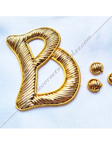 TRF375B-masonic-aprons-master-worshipful-french-groussier-rite-square-compass-chisel-fm-rule-decorations-tools-accessories