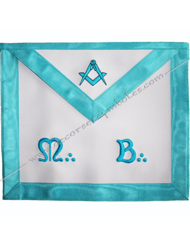 TRF002B-masonic-aprons-french-groussier-rite-decorations-symbols-freemasonry-tools-worshipfull-master-accessories-fm
