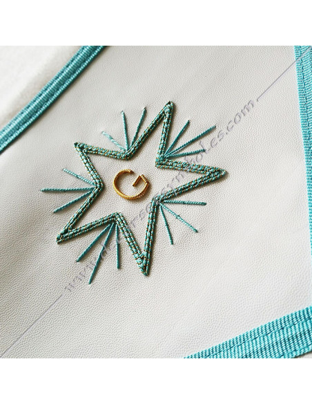 TRF076B-masonic-apprentice-compagnons-aprons-rite-french-groussier-godf-star-decorations-lodges-accessories-fm-tools