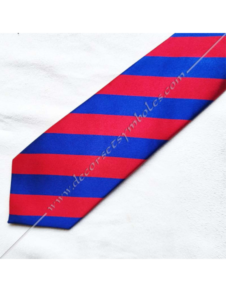 CVT045-cravates-maconniques-arche-royale-bleu-rouge-decors-cadeaux-fm-souvenirs-ceremonies-outils-accessoires-fm