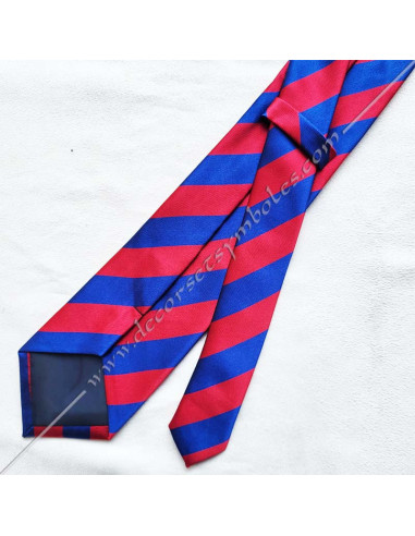 CVT045-cravates-maconniques-arche-royale-bleu-rouge-decors-cadeaux-fm-souvenirs-ceremonies-fm-outils-accessoires