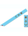 Masonic sash or harness of Master of the French Groussier Rite