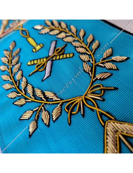BRF046B-sash-ribbons-masonic-master-rite-french-groussier-decorations-symbols-fm-gifts-tools-accessories