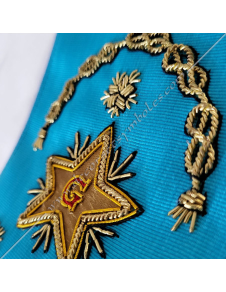 BRF046B-sash-ribbons-masonic-master-rite-french-groussier-decorations-fm-symbols-gifts-tools-accessories